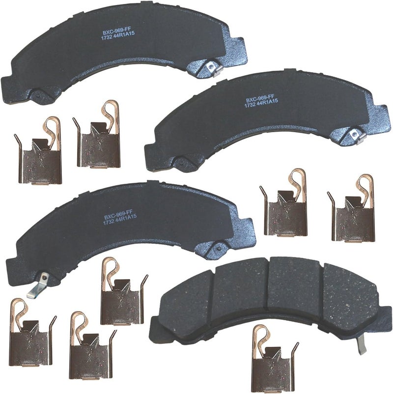 Bendix وسادات فرامل سيراميك SBC1732 الممتازة لسيارات شيفروليه LCF 3500 2018-2016، إيسوزو NPR 2016-2005، NPR-HD 2016-2004، ريتش 2015-2014 - Image 1